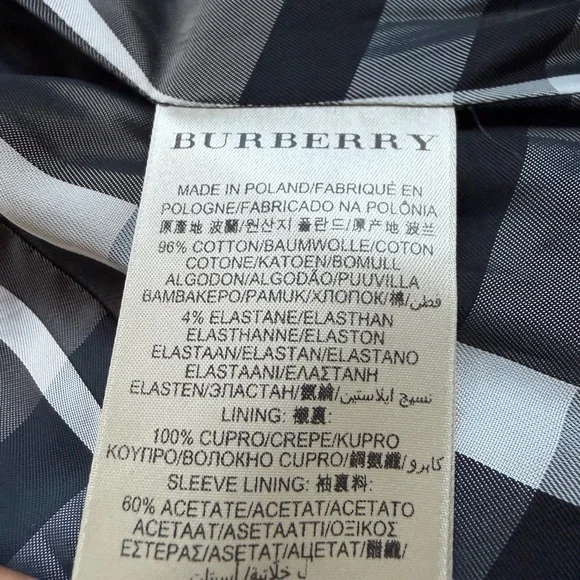 Burberry black Double-Breasted Trench Coat - Picture 6 of 13